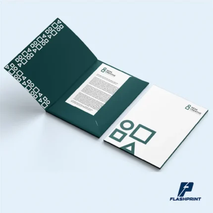 alt="Carpetas folder personalizadas con diseño corporativo en acabado mate"