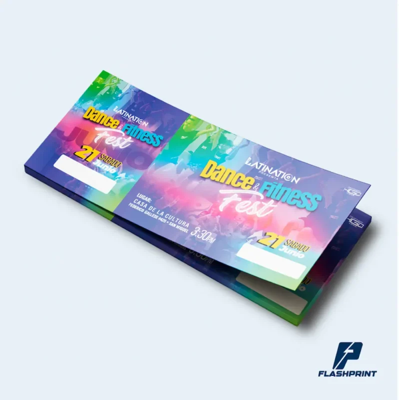 alt="Cupones personalizados numerados y perforados para sorteos o promociones"