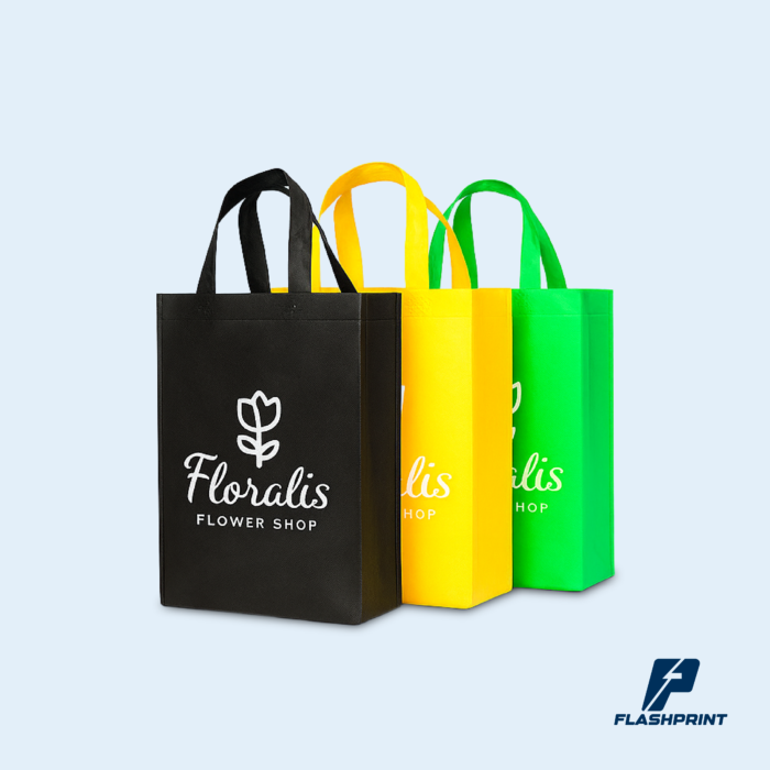 alt="Bolsa Notex reutilizable personalizada con logo impreso en serigrafía"