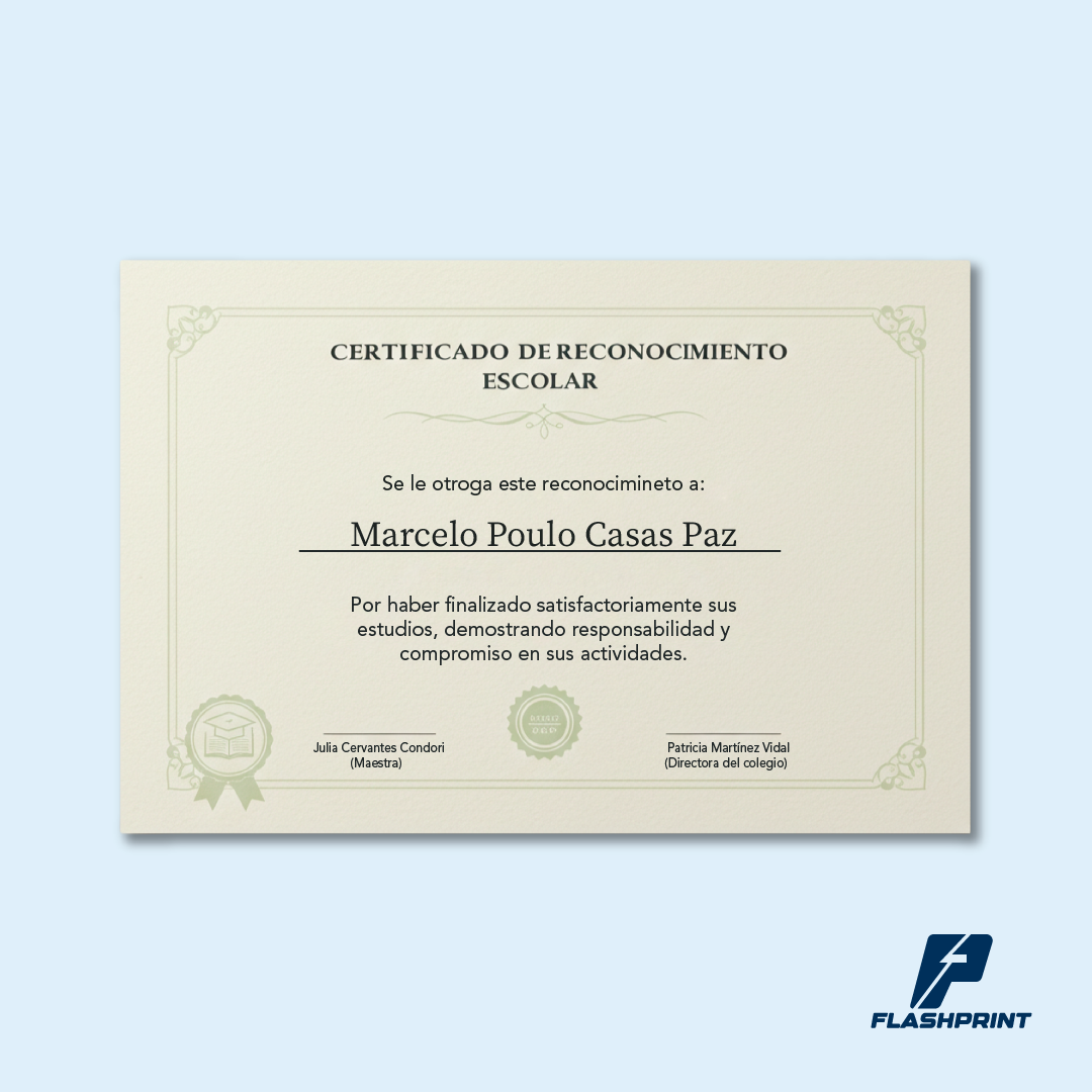 productos web-123 alt="Certificado personalizado con diseño profesional impreso en papel couché A4 horizontal"