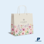 alt="Bolsa Liner personalizada con asas de cordón e impresión a color"