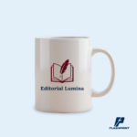 alt="Taza sublimada personalizada con logotipo o diseño especial a todo color"