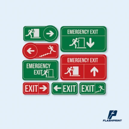 alt="Señalética personalizada impresa en vinil con laminado para oficinas y espacios corporativos"