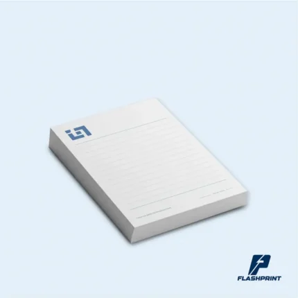 alt="taco de hojas personalizado con diseño corporativo y logo de empresa"