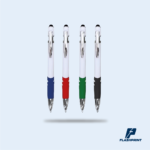 alt="lapicero plástico PT08 con grip antideslizante y punta touch, ideal para escribir cómodamente y utilizar en pantallas táctiles"