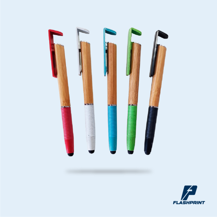 alt="lapicero ecológico de bambú con fibra de trigo y touch" alt="merchandising ecológico – lapicero de bambú y touch"