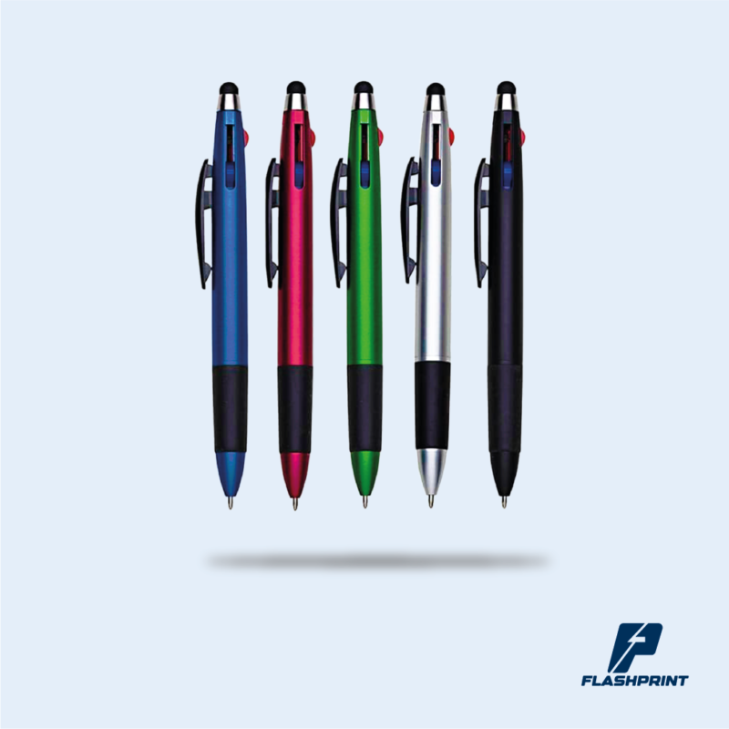 alt="lapicero multicolor con tres tintas y punta touch"