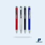alt="lapicero metálico color mate con tinta negra, ideal para branding empresarial"