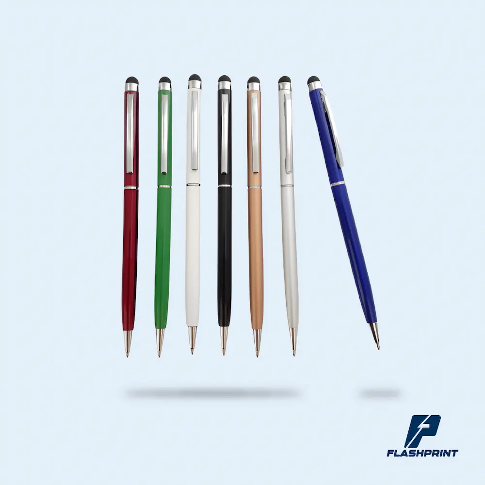 lapicero metalico mt04 alt="Lapicero metálico full color con touch y tinta negra"