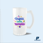 alt="Chop de vidrio pavonado degradado de 16oz con diseño moderno y acabado mate, perfecto para personalización con logo, merchandising exclusivo, regalos corporativos y uso en bares o restaurantes"