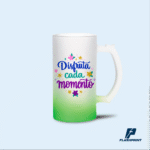 alt="Chop de vidrio pavonado degradado de 16oz con diseño moderno y acabado mate, perfecto para personalización con logo, merchandising exclusivo, regalos corporativos y uso en bares o restaurantes"
