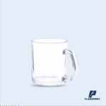 alt="Chop sublimable transparente de vidrio 11oz, ideal para personalización con sublimación de logotipos, frases o diseños creativos."