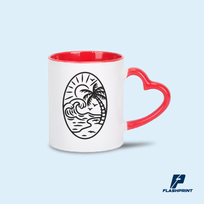 Taza con Asa de Corazón - Imagen 4