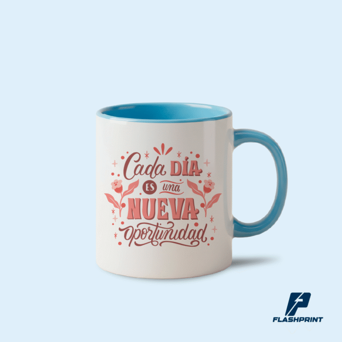 Taza Cerámica Interior y Asa de Color de 11oz - Imagen 13