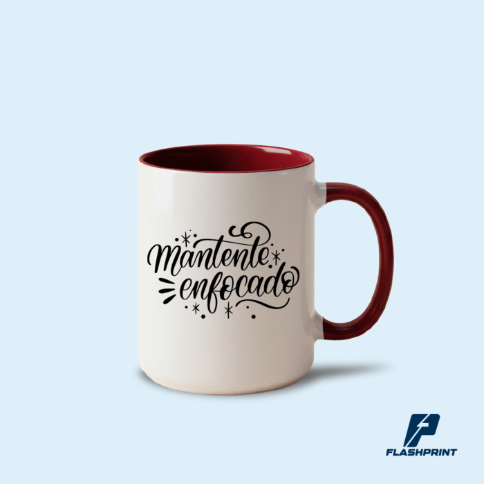 Taza Cerámica Interior y Asa de Color de 11oz - Imagen 2