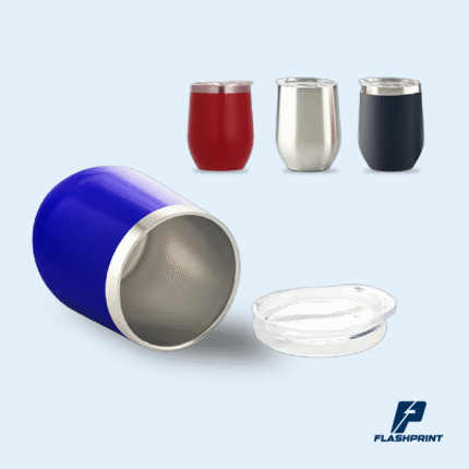 alt="Termo Mug con capacidad de 320 ml, diámetro base 6 cm, altura 12 cm y tapa de 7.5 cm, ideal para bebidas calientes y frías"