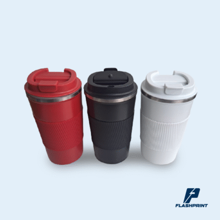 alt="vaso térmico con tapa 500 ml diseño moderno para bebidas calientes y frías"