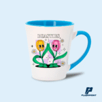 Taza Cónica 12oz Color Interior y Asa - Imagen 2