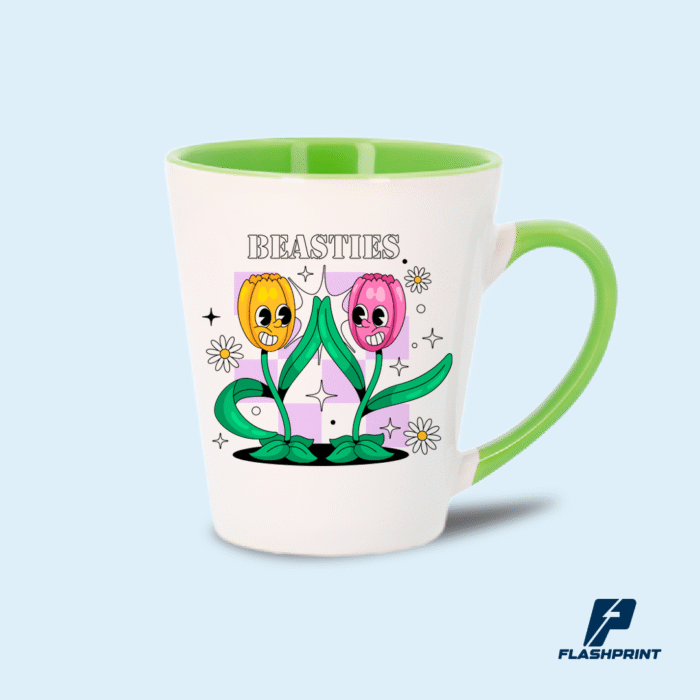 Taza Cónica 12oz Color Interior y Asa - Imagen 3