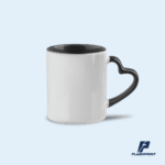alt="taza personalizada con asa en forma de corazón para sublimación full color, ideal para regalos románticos"