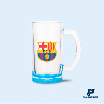 alt="Chop de Vidrio de 16 oz con Color con base de color para cervezas y bebidas frías