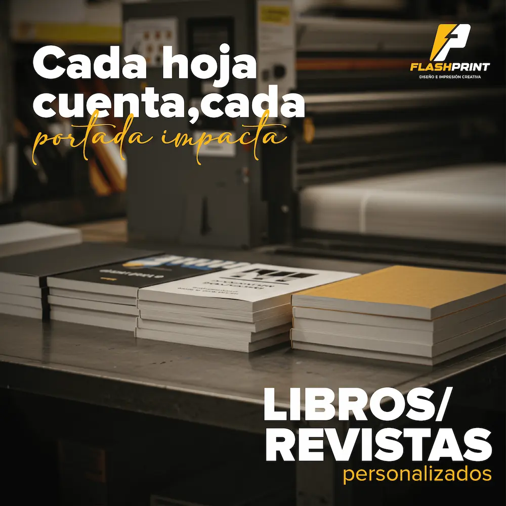 flyer libro y revista